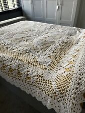 Handmade crochet bedspread for sale  CHELMSFORD