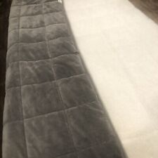 Cobertor pesado 10 libras cinza acolchoado branco micro lã 100% poliéster, usado comprar usado  Enviando para Brazil