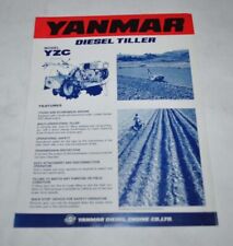 Yanmar Diesel Glebogryzarka Rolnictwo Japońska broszura Broszura Broszura na sprzedaż  PL