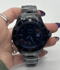Usado, Invicta 35089 Grand Diver AUTO 47mm pulseira preta e mostrador azul data relógio masculino comprar usado  Enviando para Brazil