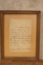1886 letter president for sale  Marshalltown