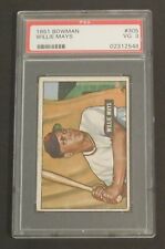 1951 Bowman Baseball #305 Willie Mays RC ROOKIE CARD New York Giants PSA 3 VG !, used for sale  Shipping to Canada