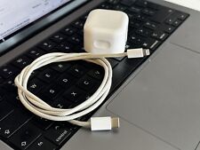 Adaptador de cargador rápido genuino para Apple iPhone y cable trenzado segunda mano  Embacar hacia Mexico