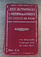 Petit dictionnaire orthographi d'occasion  Franqueville-Saint-Pierre