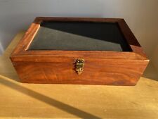 Antique Walnut Lap Desk Writing Box With Brass Latch And Chalkboard Lock And Key for sale  Shipping to South Africa