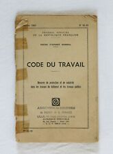 Code travail 1965 d'occasion  Blois