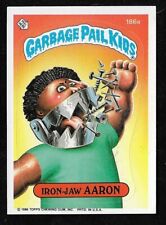Cartão de troca 186a Iron-Jaw AARON 1986 Garbage Pail Kids Series 5, usado comprar usado  Enviando para Brazil