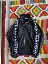 vintage kappa track jacket Black 90s, used for sale  Shipping to South Africa