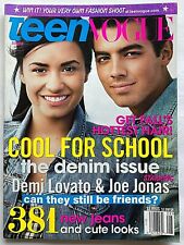 Revista DEMI LOVATO & JOE JONAS agosto 2010 TEEN VOGUE comprar usado  Enviando para Brazil