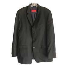 Jaqueta blazer Hugo Boss masculina 100% lã virgem tamanho 44L forrada com três botões comprar usado  Enviando para Brazil