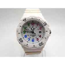 Relógio Casio Feminino Branco Mostrador Arco-íris Data 3363 LRW-200H Nova Bateria comprar usado  Enviando para Brazil