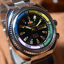 Usado, Relógio japonês Orient KING DIVER relógio automático KD 21 JEWELS mostrador preto original comprar usado  Enviando para Brazil