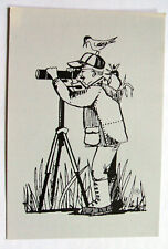 Postcard bird watcher for sale  MILTON KEYNES