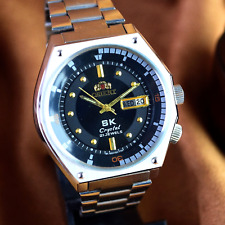 Relógio japonês antigo Orient SK Sea King cristal KD King mergulhador mostrador preto comprar usado  Enviando para Brazil