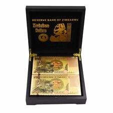 Regalos decorativos de recuerdos de Zimbabwe billete de un dólar bicentillion de oro 100 piezas segunda mano  Embacar hacia Mexico