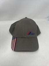 Cemex Baseball Hat Gray with American Flag Adjustable One Size Fits Most, used for sale  Shipping to South Africa