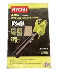 Used, OPEN BOX - Ryobi RY40460 40V Lithium-Ion Cordless Jet Leaf Blower (Tool Only) for sale  Shipping to South Africa