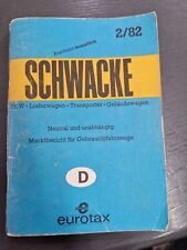 Schwacke liste 1982 gebraucht kaufen  Moers