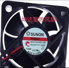 1 PCS  SUNON Fan ME50152V2-000C-A99 DC 24V 1.92W 5015  5cm 2 wire cooling fan, used for sale  Shipping to South Africa