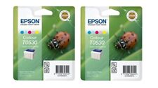 2x Genuine Epson T0530 S020110 S020193 Color Stylus Photo 700 750 ExO.V for sale  Shipping to South Africa