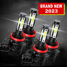4x h11 + h11 faróis led kit combo lâmpadas 6000k alto feixe baixo super brilhante comprar usado  Enviando para Brazil