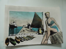 Cartolina viaggiata marina usato  Battipaglia