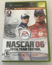 XBOX EA Sports NASCAR 06 Controle Total de Equipe com Gordon/Johnson-Disc, Manuel e Caixa, usado comprar usado  Enviando para Brazil