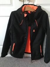 Superdry black jacket for sale  CREDITON
