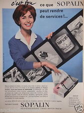 Publicité 1958 sopalin d'occasion  Compiègne