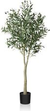 150cm Tall Olive Tree Artificial Fake Indoor Plant with Black Pot  for sale  Shipping to South Africa