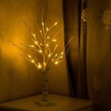 60cm Mini Birch Twig Tree With Battery Operated 24 Warm White LED Lights  for sale  LONDON