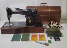 Singer 201K Semi Industrial Electric Sewing Machine 1953 EH86825 Working  for sale  Shipping to South Africa