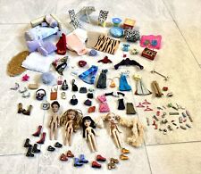 Lot of 100+ Little Lil Bratz,  Dolls Clothes Shoes Furniture Accessories READ, used for sale  Shipping to South Africa