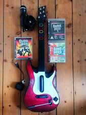 PS3 Guitar Hero Wireless Guitar with Dongle, Mic and 3 Games 🎸 for sale  Shipping to South Africa