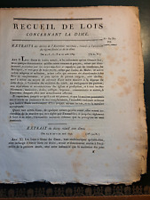 1794 directoire recueil d'occasion  Bapaume