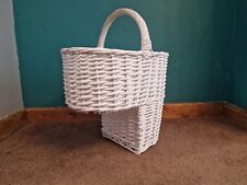 Wicker white painted for sale  MARKET DRAYTON