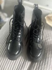 Marten boots black for sale  LEEDS