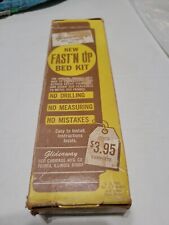 Vintage 70's Glideaway FAST'N UP headboard / frame HOOKS Queen Twin Full , used for sale  Shipping to South Africa
