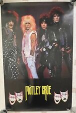 Pôster Rock Metal Original Vintage 1985 Motley Crue Theatre Of Pain Group Shot comprar usado  Enviando para Brazil