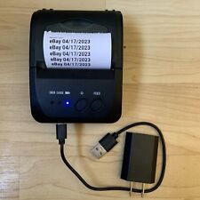 Netum NT-1809 Black Bluetooth Portable 58mm Receipt Mini Thermal Printer for sale  Shipping to South Africa