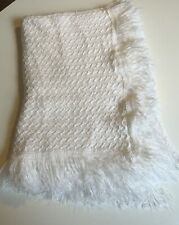 White baby shawl for sale  COVENTRY