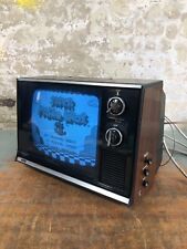 Usado, Vintage Sears 13" Botão CRT Preto e Branco TV Grão de Madeira - Jogos Retrô comprar usado  Enviando para Brazil
