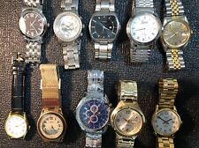 Lote de (10) relógios masculinos vintage/agora fóssil, Speidel, Genebra, Casio, Timex comprar usado  Enviando para Brazil
