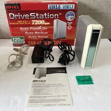 Buffalo Drive Station 120GB USB 2.0/1.1 disco rígido externo HD-HB120U2 FUNCIONA EM EXCELENTE ESTADO USADO comprar usado  Enviando para Brazil