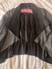 Leather waterfall jacket for sale  LOUGHTON