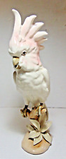 Royal Dux Parrot Cockatoo Porcelain Figurine Cockatoo Czechoslovakia Bird for sale  Shipping to South Africa