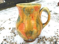 Art Deco Drip Glazed Crown Ducal Pottery Handled Vase til salgs  Frakt til Norway