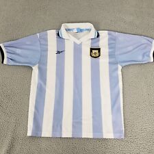 Camiseta de futebol masculina vintage Argentina grande azul casa futball Reebok oficial comprar usado  Enviando para Brazil