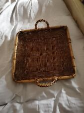 Rattan serving basket for sale  LEAMINGTON SPA