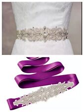 diamante wedding belt sash for sale  BIRMINGHAM